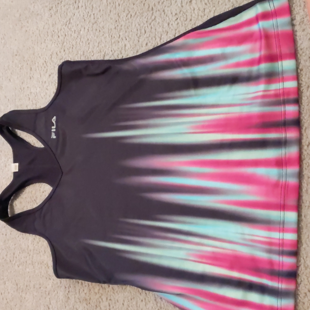 Fila athletic athletic racerback tank size L